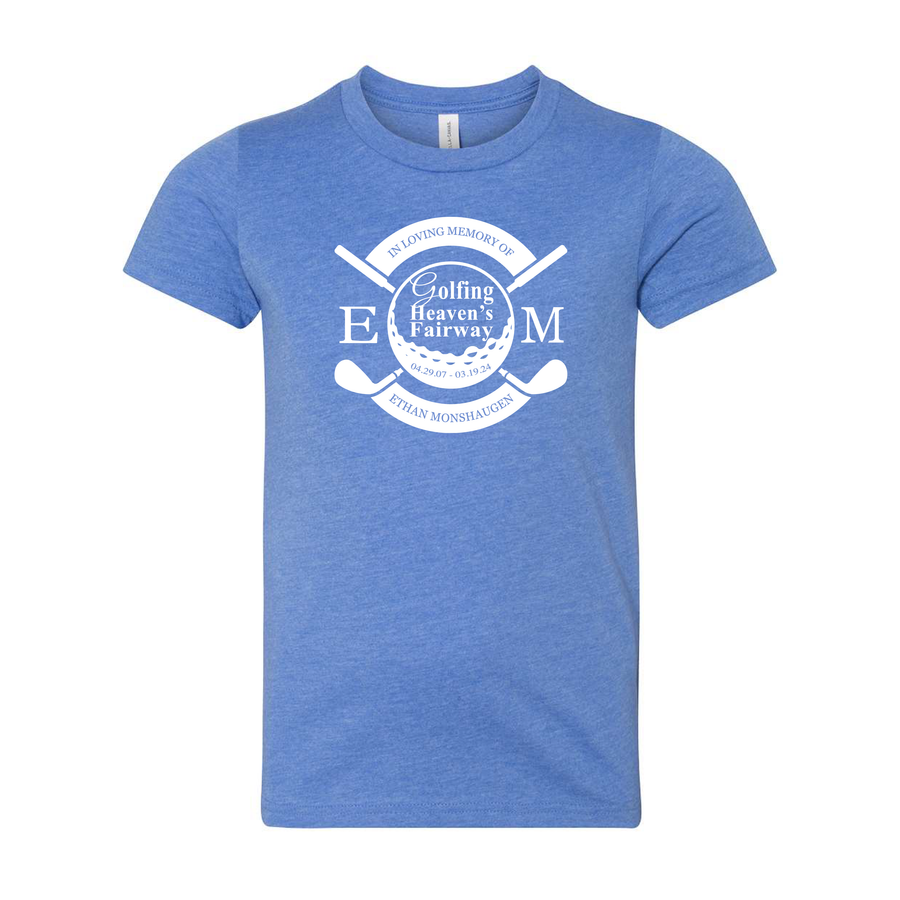 Ethan Monshaugen Memorial Youth Cotton T-shirt (Preorder)