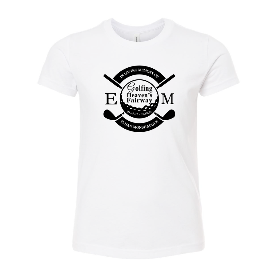 Ethan Monshaugen Memorial Youth Cotton T-shirt (Preorder)