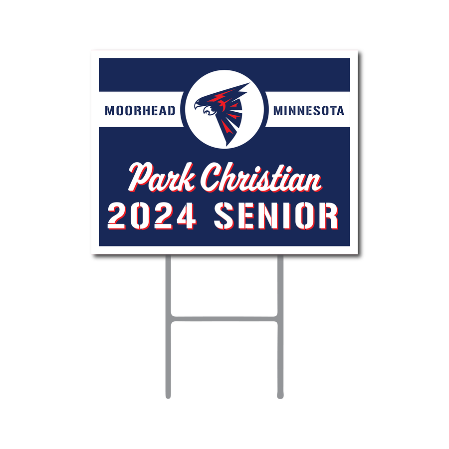 Park Christian Senior Yard Sign
