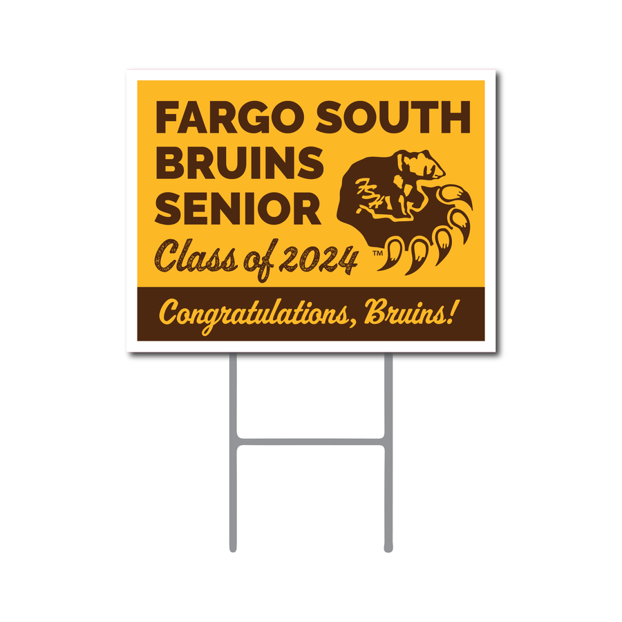 Fargo South Senior Yard Sign