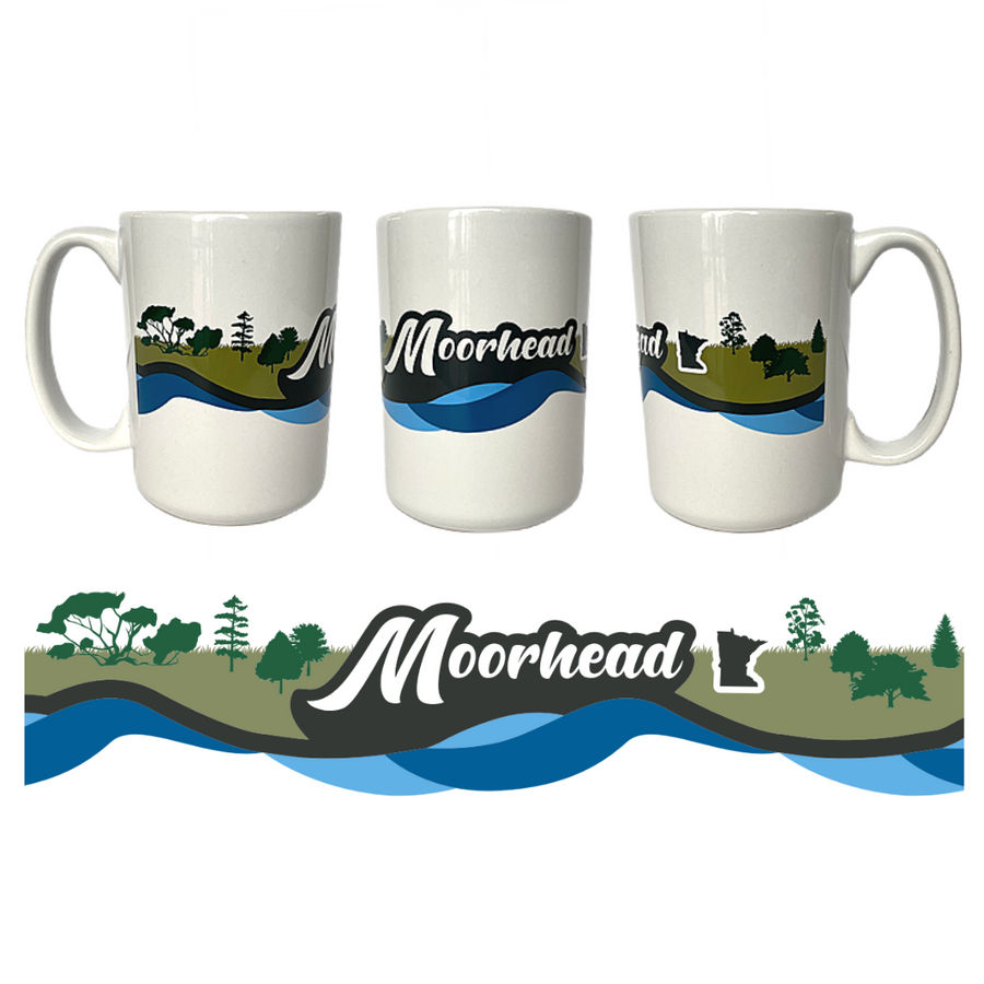 Moorhead Water Tower Mugs