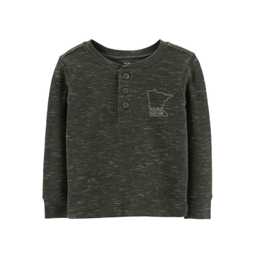 Home Grown Minnesota Thermal Toddler Henley