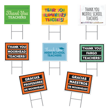 Teacher Appreciation Yard Signs (Preorder)