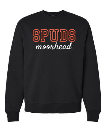 Moorhead Spuds Puff Embroidered Crewneck Sweatshirt