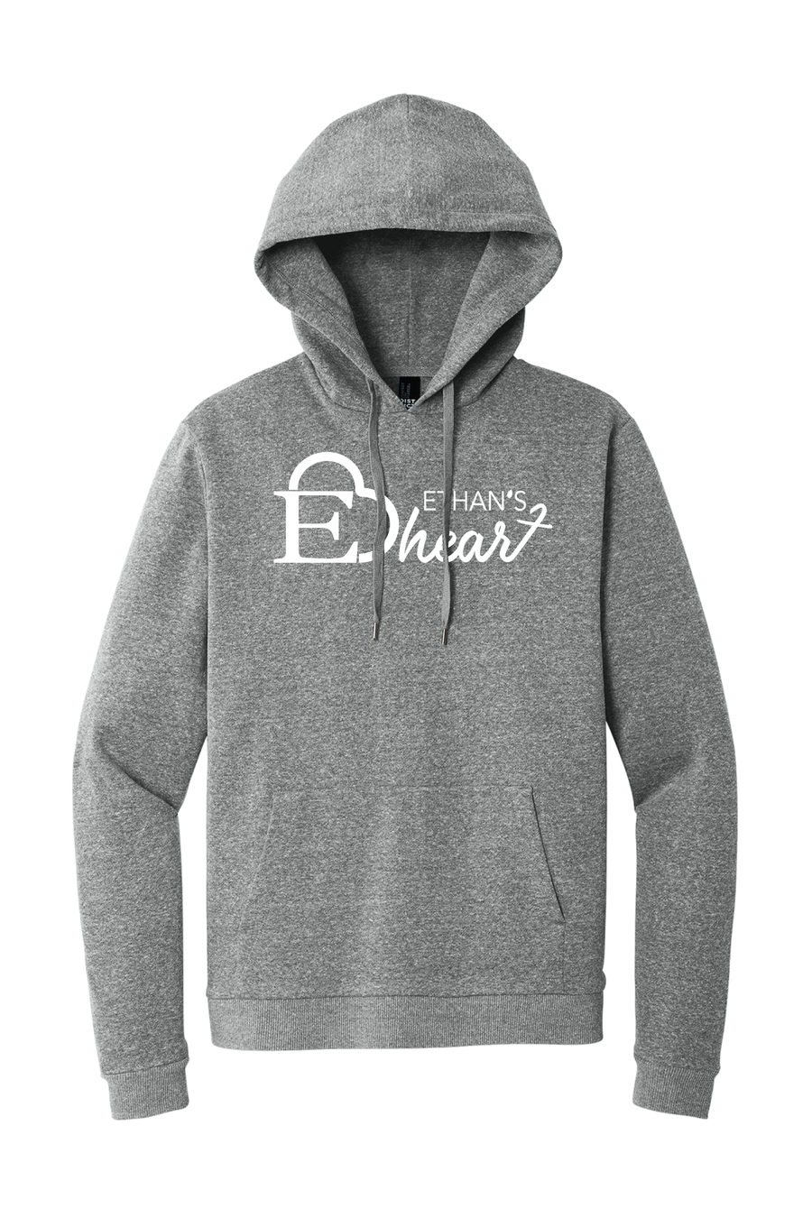 Ethan's Heart Triblend Fleece Pullover Hoodie