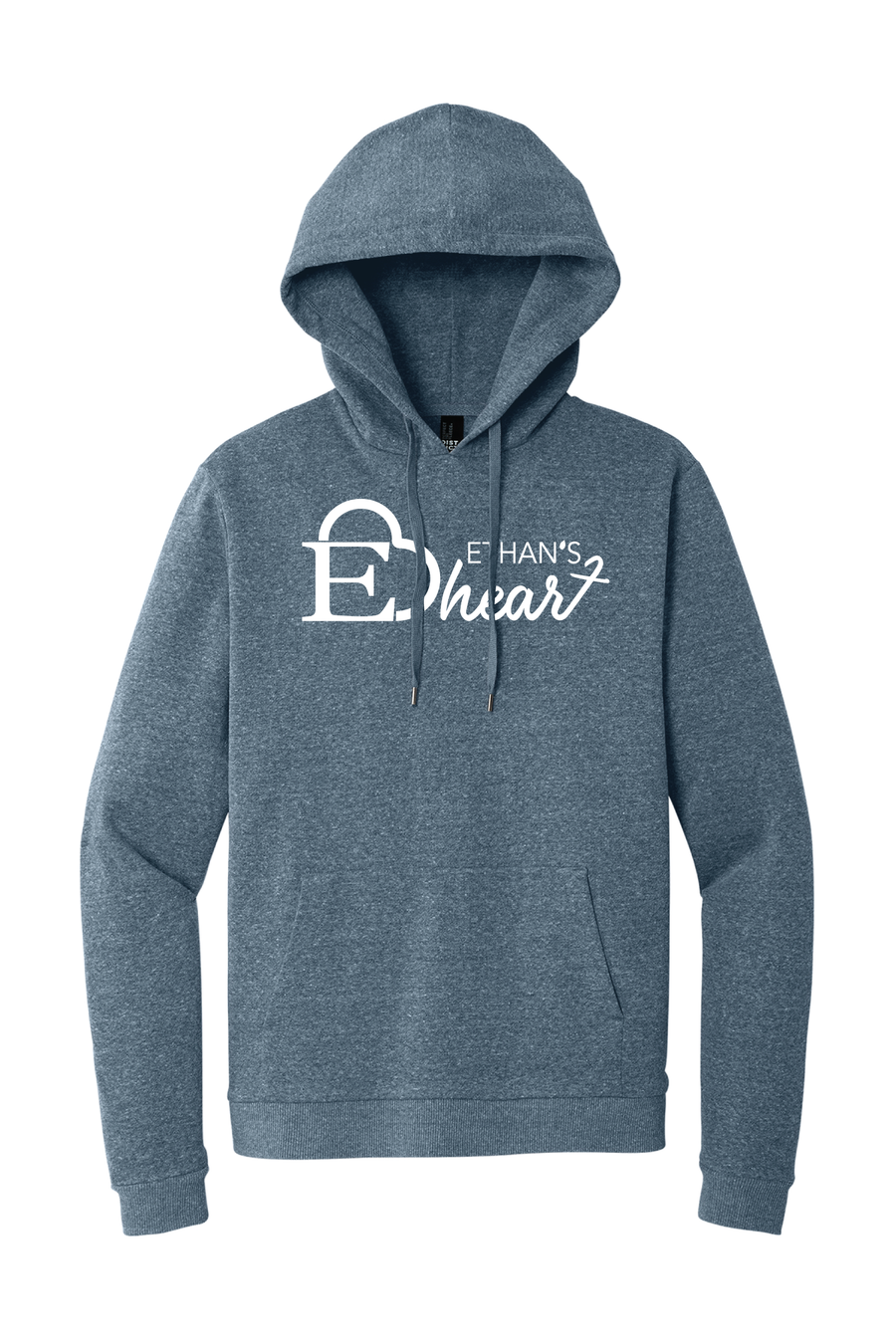 Ethan's Heart Triblend Fleece Pullover Hoodie