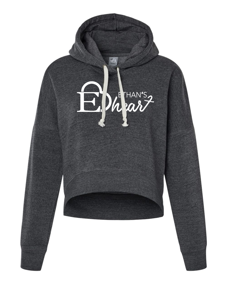 Ethan's Heart Ladies Crop Hoodie