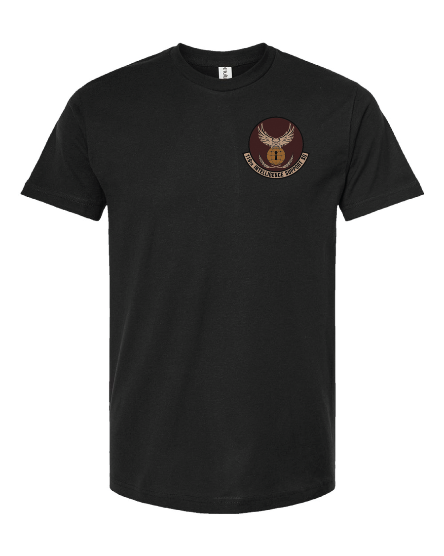 Happy Hooligans 119th Intelligence Support Sq Muted Badge T-shirt (Preorder)