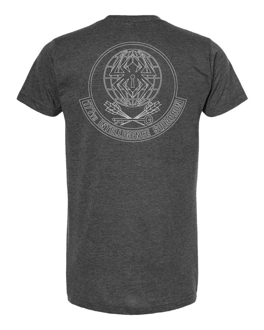 Happy Hooligans 177th Intelligence Squadron Black Badge T-shirt (Preorder)