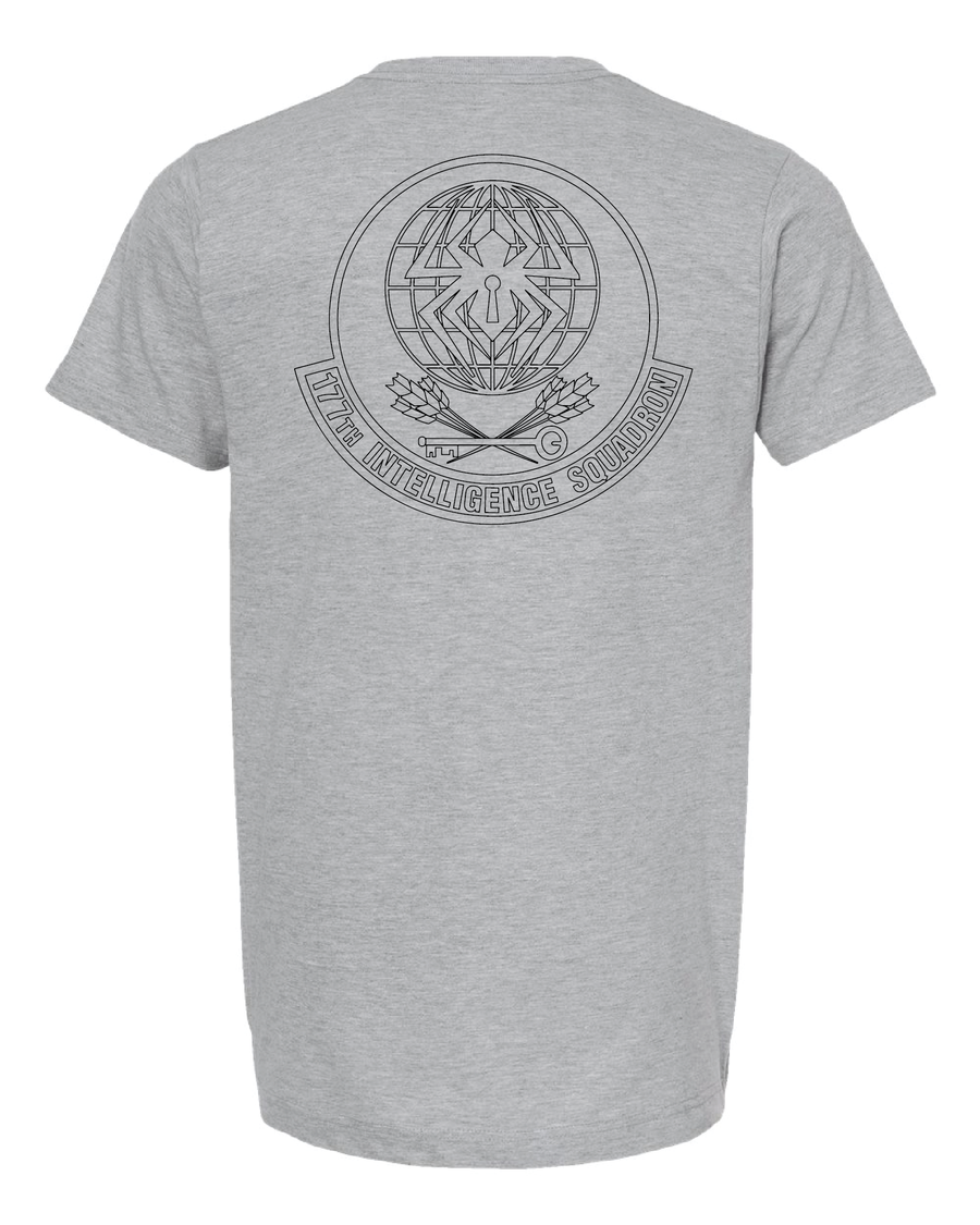 Happy Hooligans 177th Intelligence Squadron Black Badge T-shirt (Preorder)