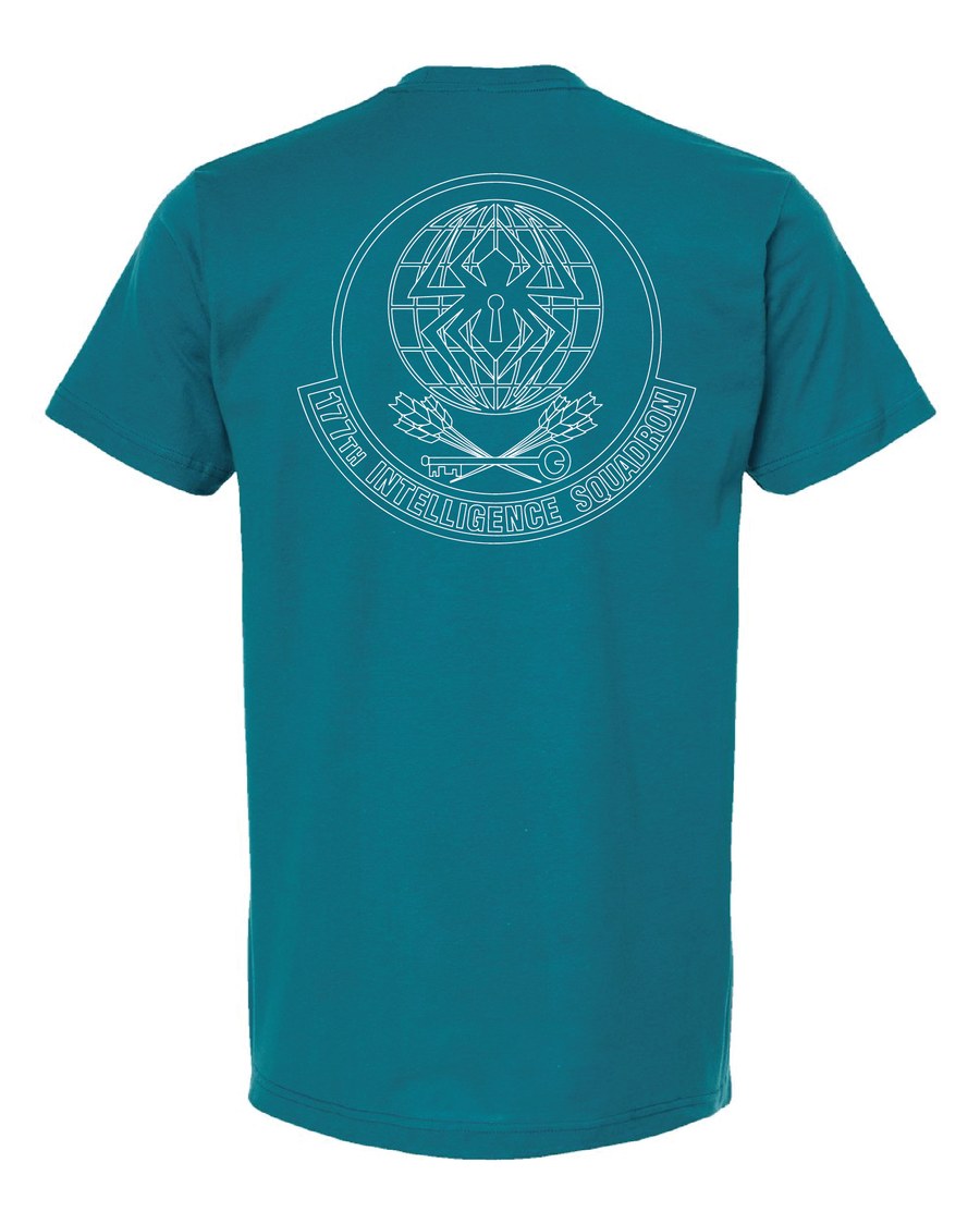 Happy Hooligans 177th Intelligence Squadron Black Badge T-shirt (Preorder)