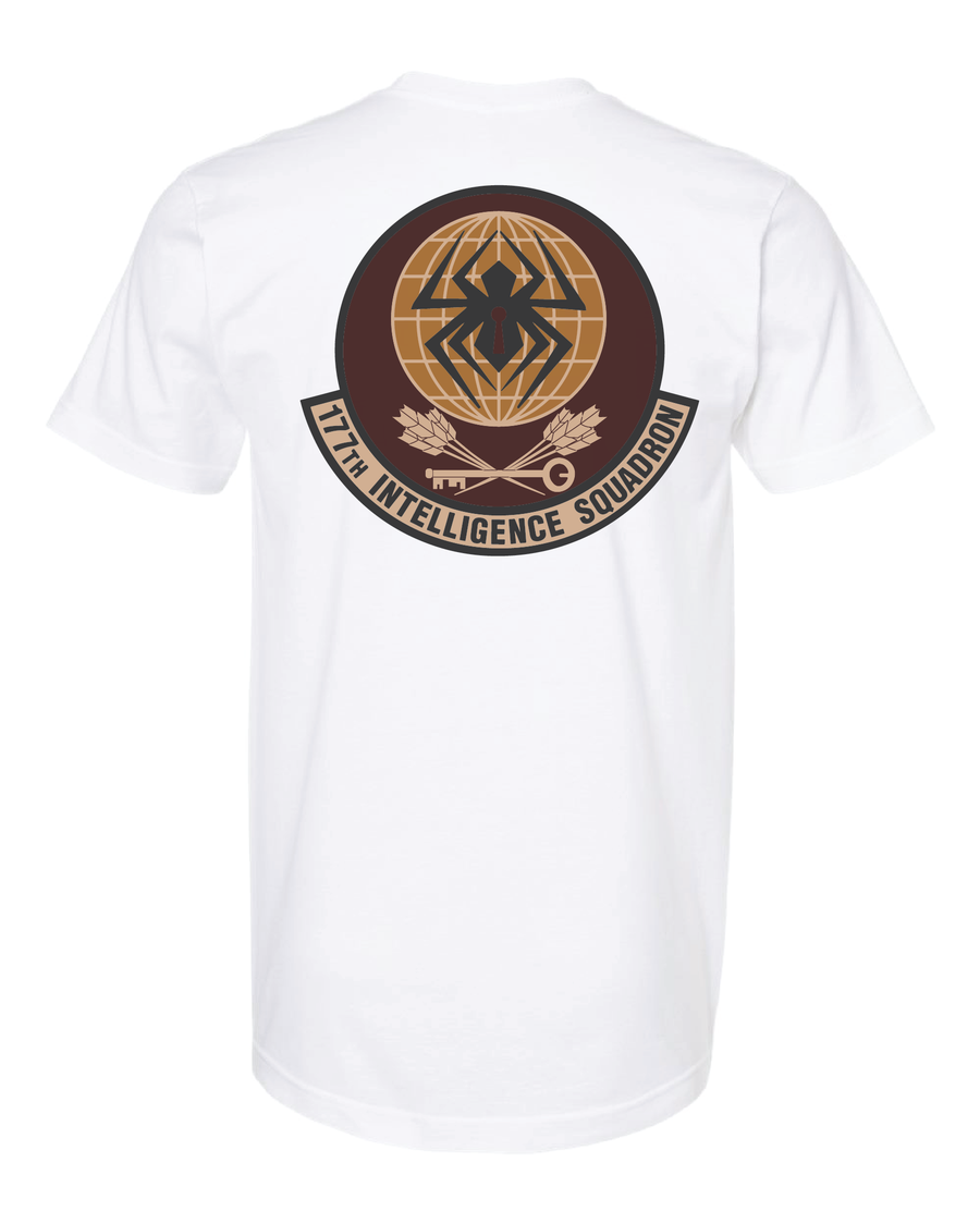 Happy Hooligans 177th Intelligence Squadron Muted Badge T-shirt (Preorder)