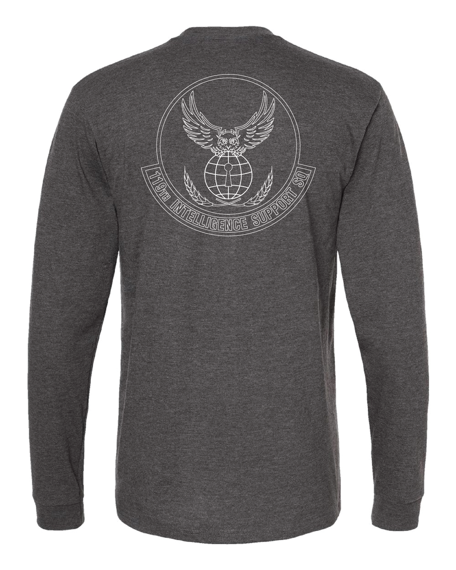 Happy Hooligans 119th Intelligence Support Sq Long Sleeve Black Badge T-shirt (Preorder)