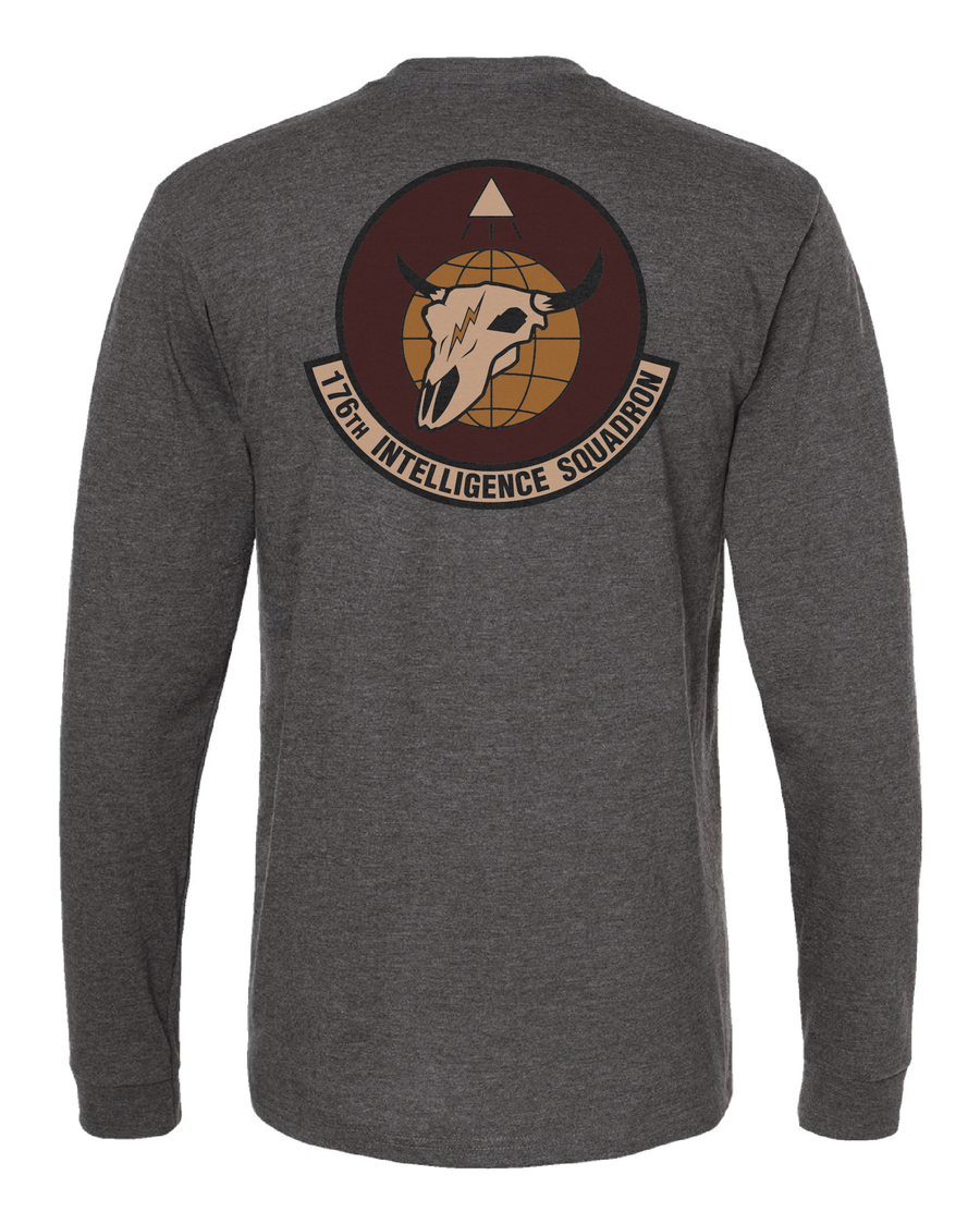 Happy Hooligans 176th Intelligence Squadron Muted Long Sleeve T-shirt (Preorder)