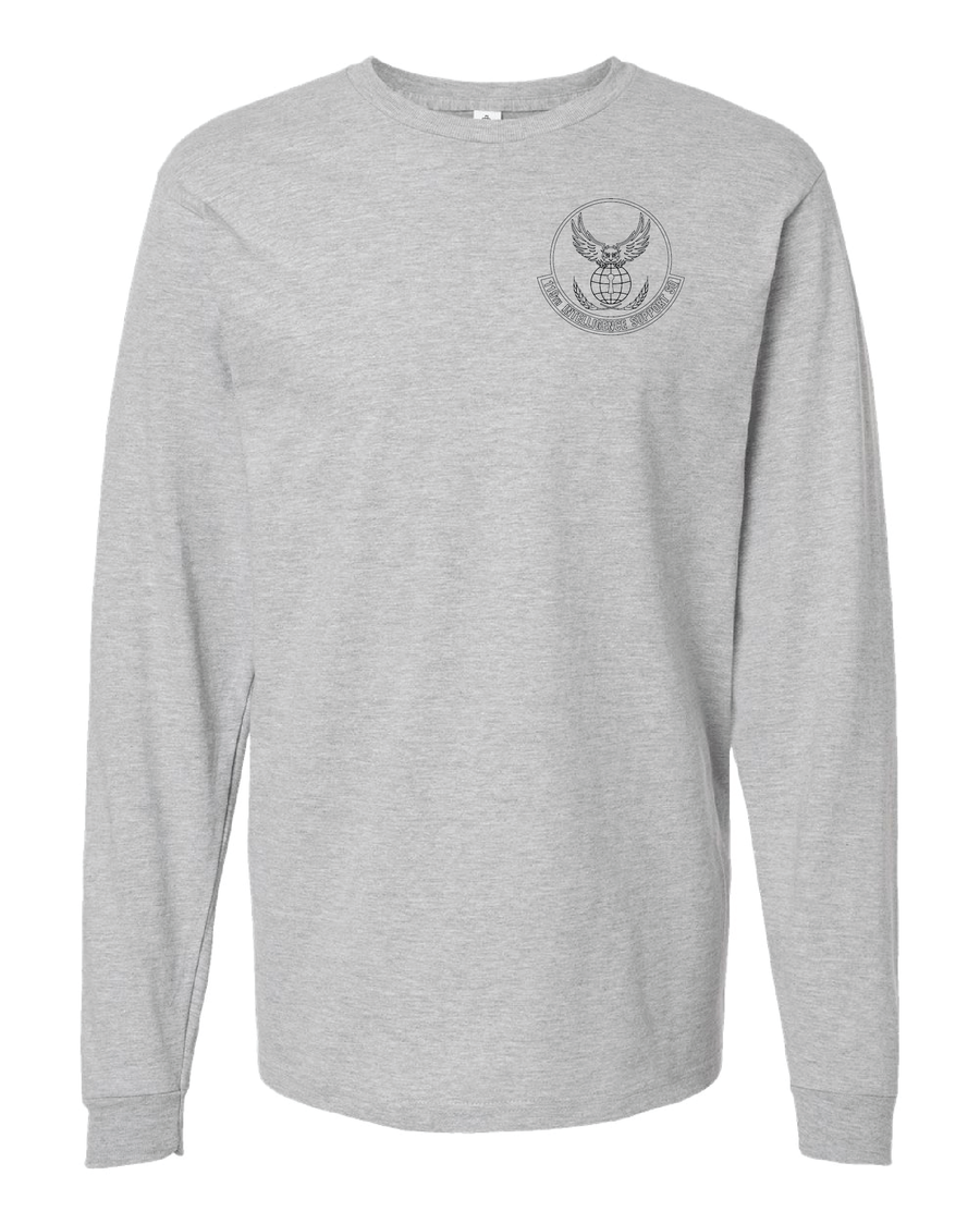 Happy Hooligans 119th Intelligence Support Sq Long Sleeve Black Badge T-shirt (Preorder)