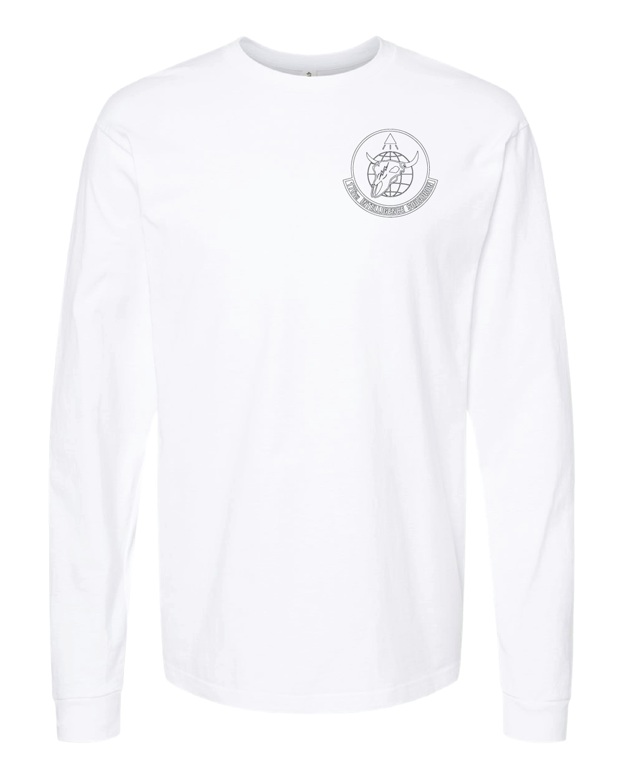Happy Hooligans 176th Intelligence Squadron Black Badge Long Sleeve T-shirt (Preorder)
