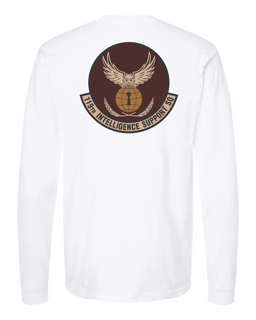 Happy Hooligans 119th Intelligence Support Sq Long Sleeve Muted Badge T-shirt (Preorder)