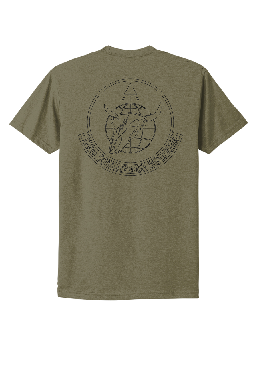 Happy Hooligans 176th Intelligence Squadron Black Badge T-shirt (Preorder)