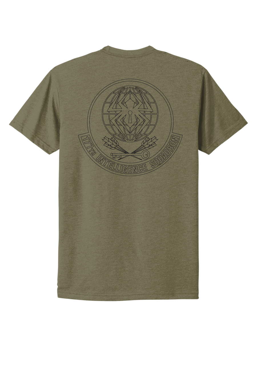 Happy Hooligans 177th Intelligence Squadron Black Badge T-shirt (Preorder)