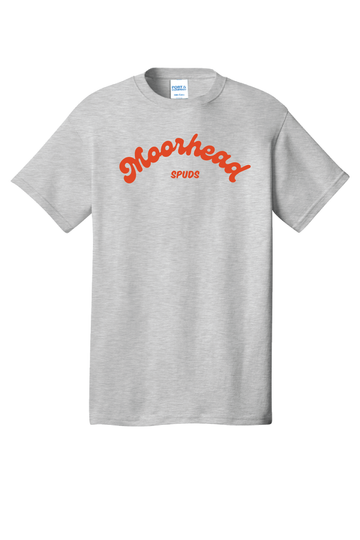 Horizon Moorhead Spuds 70's Font Bella Canvas T-shirt