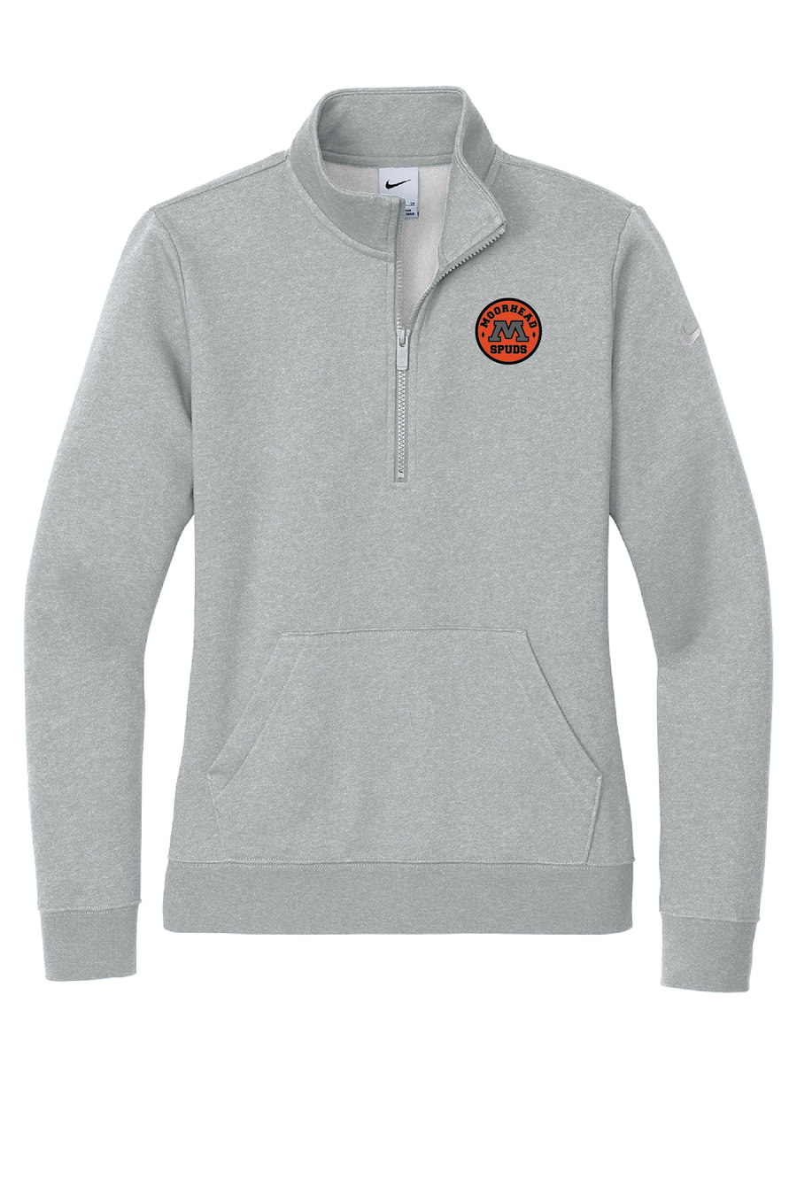 Nike Women's Club Fleece Sleeve Swoosh 1/2 Zip