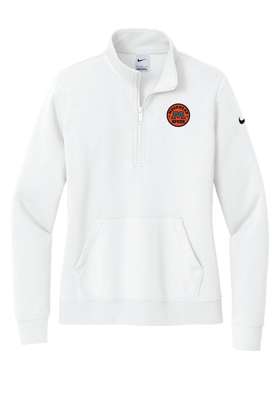 Nike Women's Club Fleece Sleeve Swoosh 1/2 Zip
