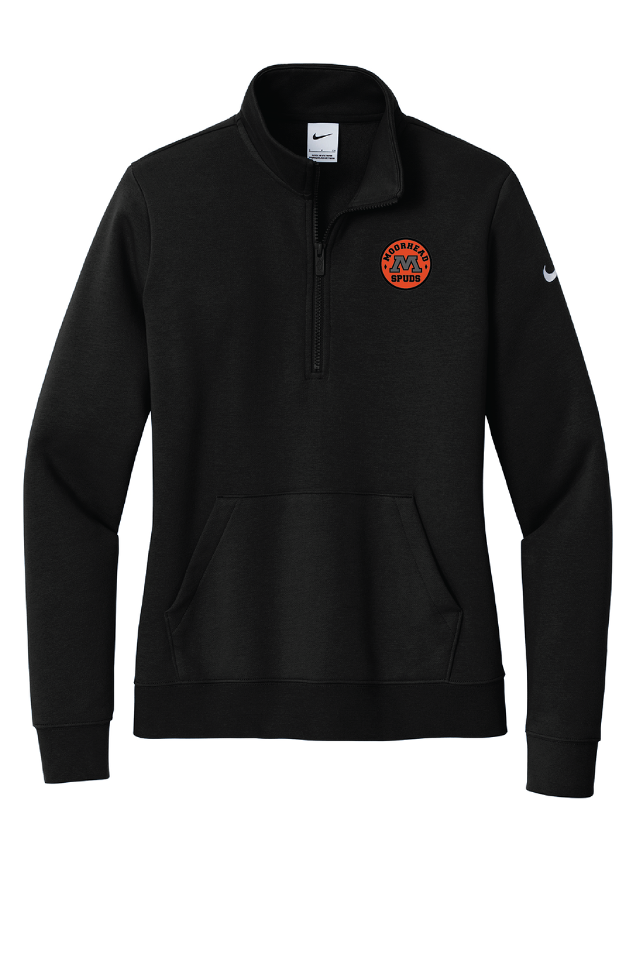 Nike Women's Club Fleece Sleeve Swoosh 1/2 Zip