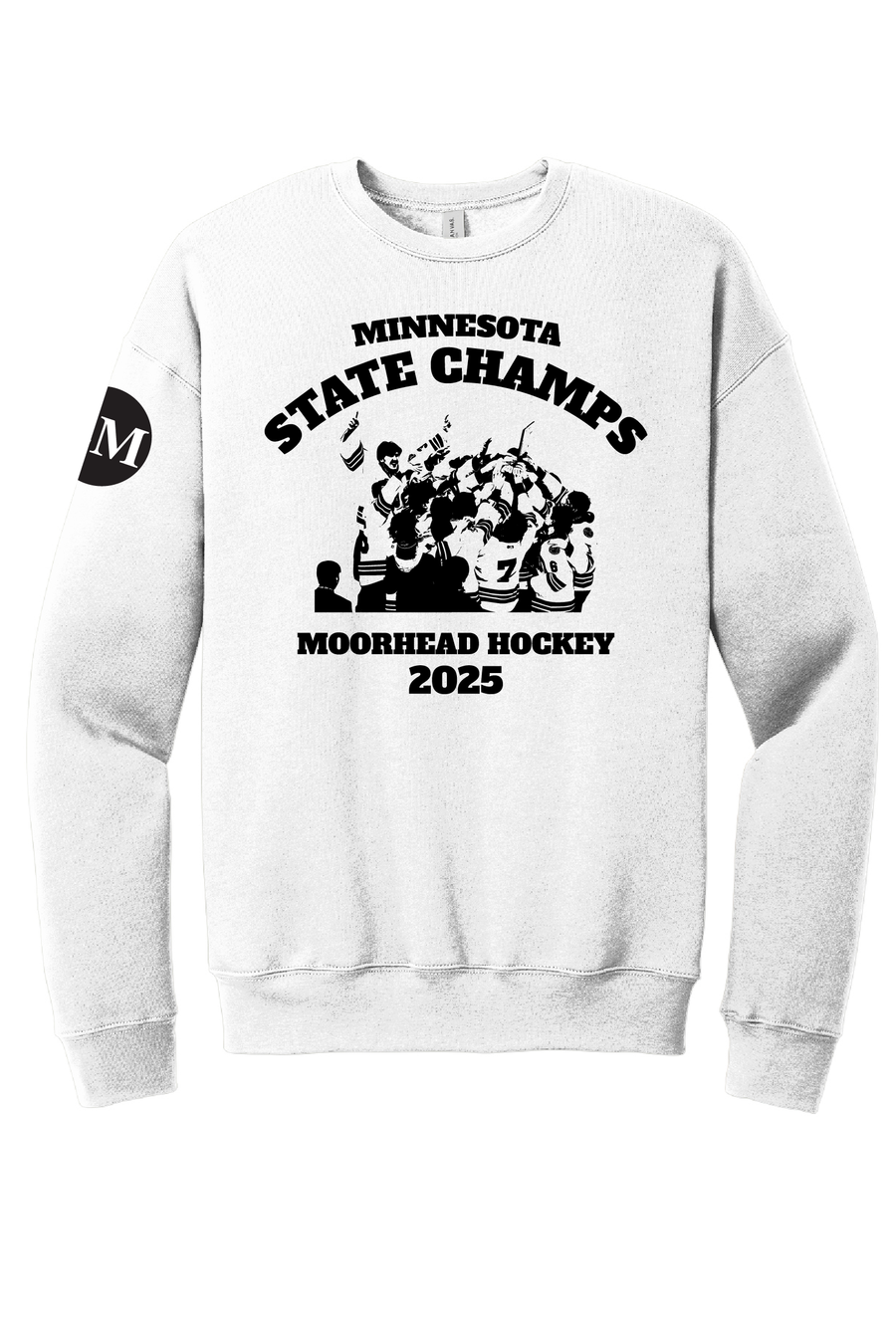 2025 State Champs Boys Hockey Bella Canvas Crewneck