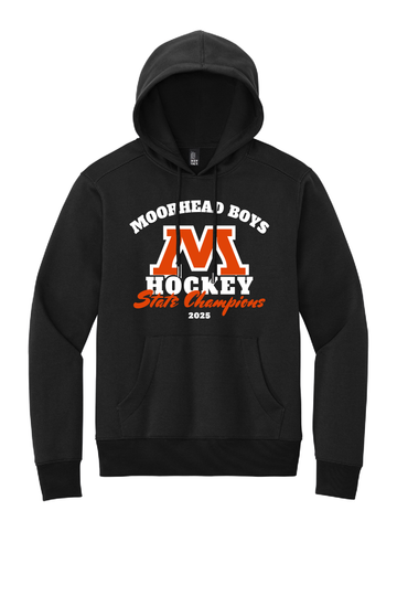 Moorhead M 2025 State Champions Boys Hockey Fleece Hoodie