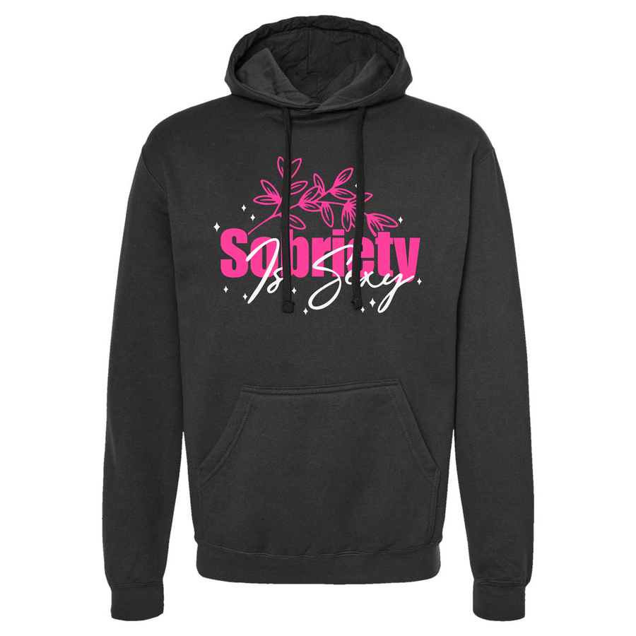 Sobriety is Sexy Hooded Sweatshirt