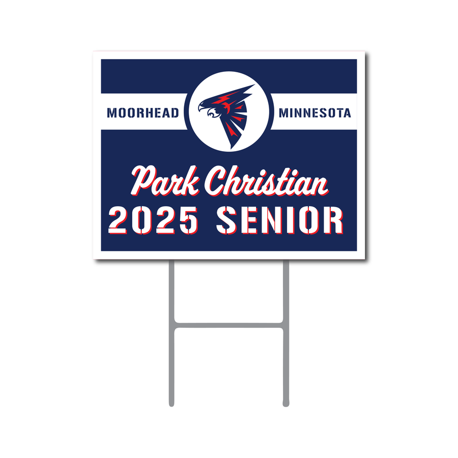 Park Christian Senior Yard Sign