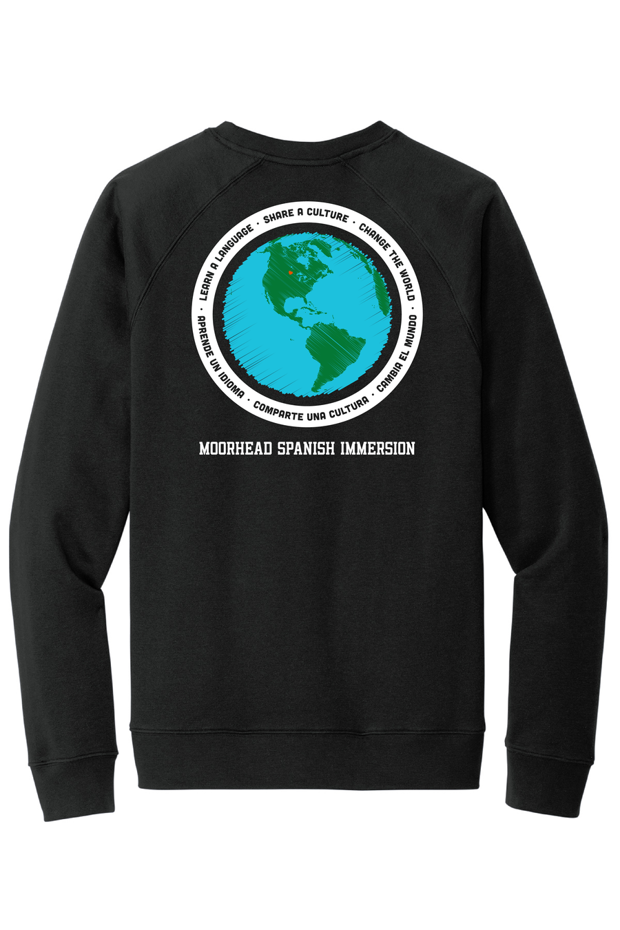 Moorhead Spanish Immersion SportTek Adult Crewneck Sweatshirt (Preorder)