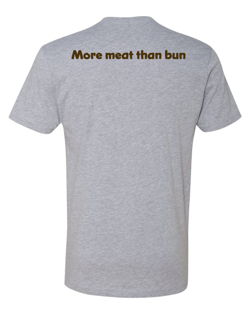 More meat than bun Sausage Fest T-shirt