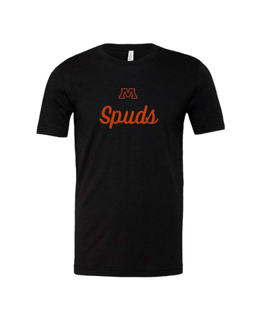 '23 Spuds Script Glitter Design Youth T-shirt