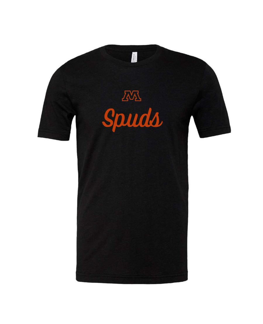'23 Spuds Script Glitter Design Youth T-shirt
