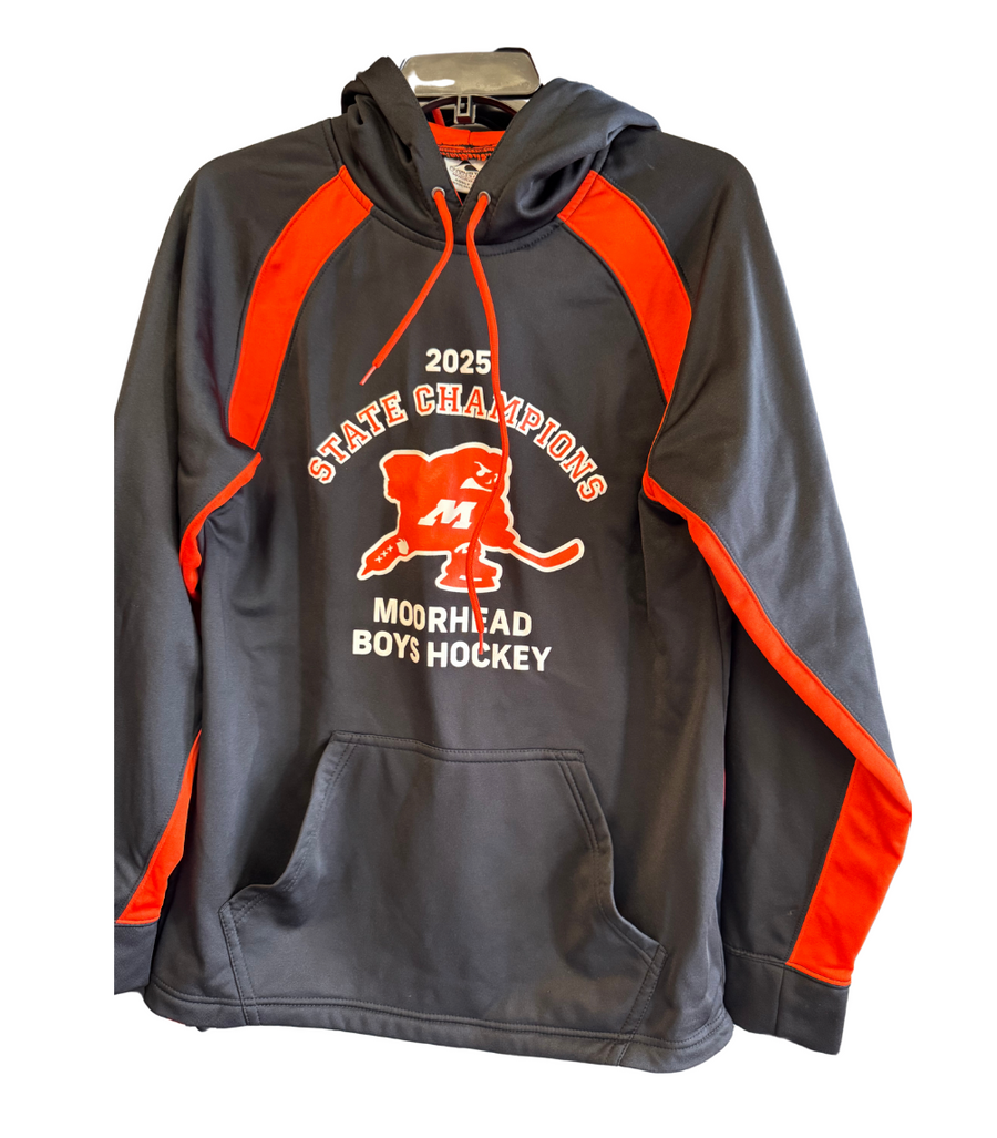 2025 MN State Champions Boys Hockey Augusta Fleece Hooded Sweatshirt