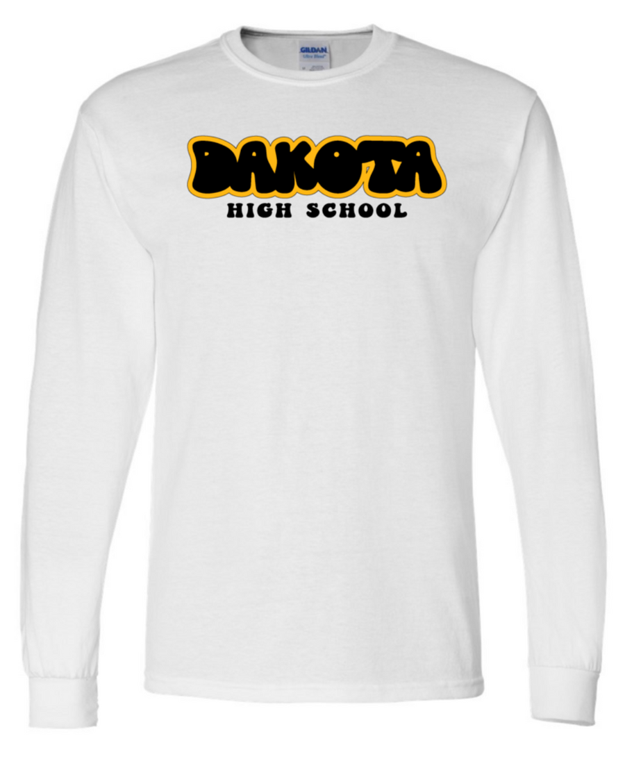 Dakota High School Gildan Ultra Cotton Long Sleeve