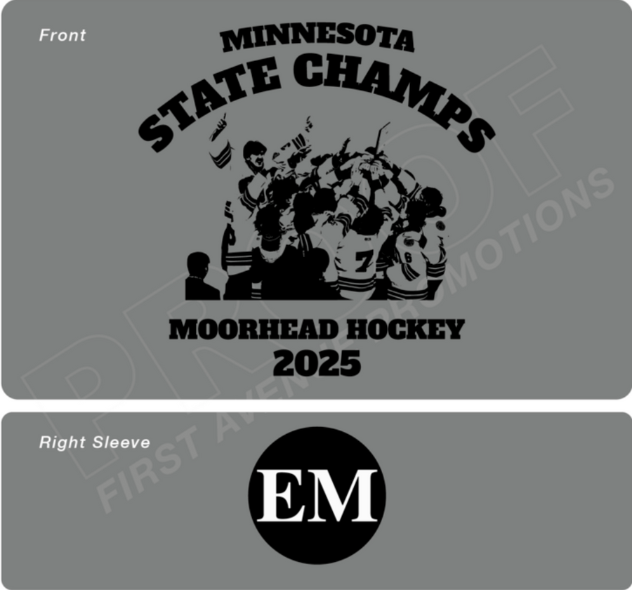 2025 State Champs Boys Hockey Fleece Hoodie