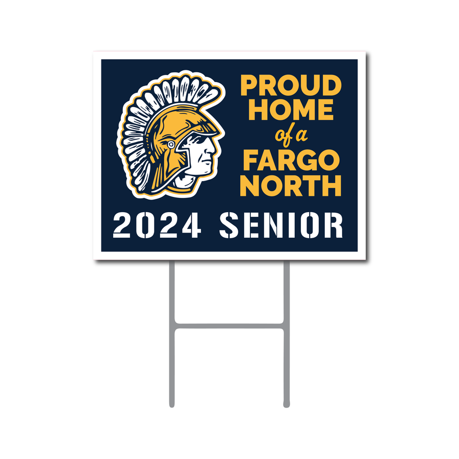 Fargo North Senior Yard Sign