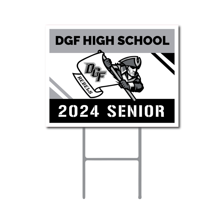 DGF Senior Yard Sign