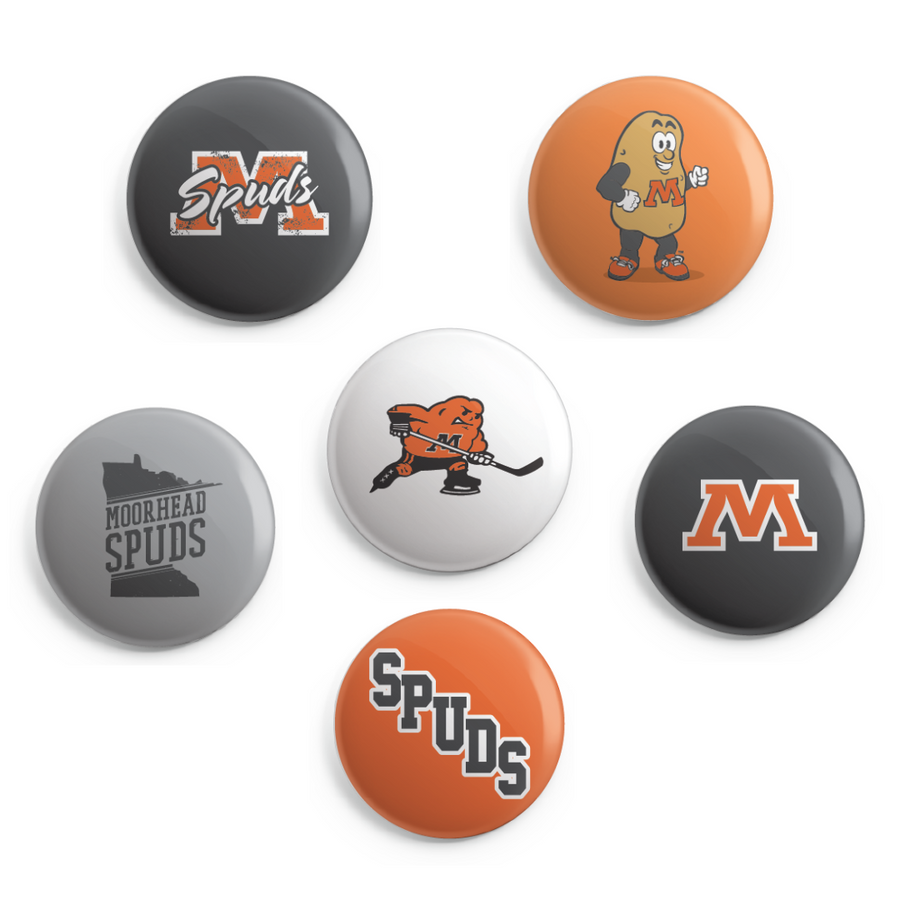 Spuds Hockey Button Pack