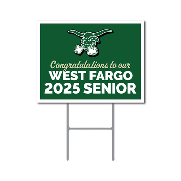 West Fargo Senior Yard Sign