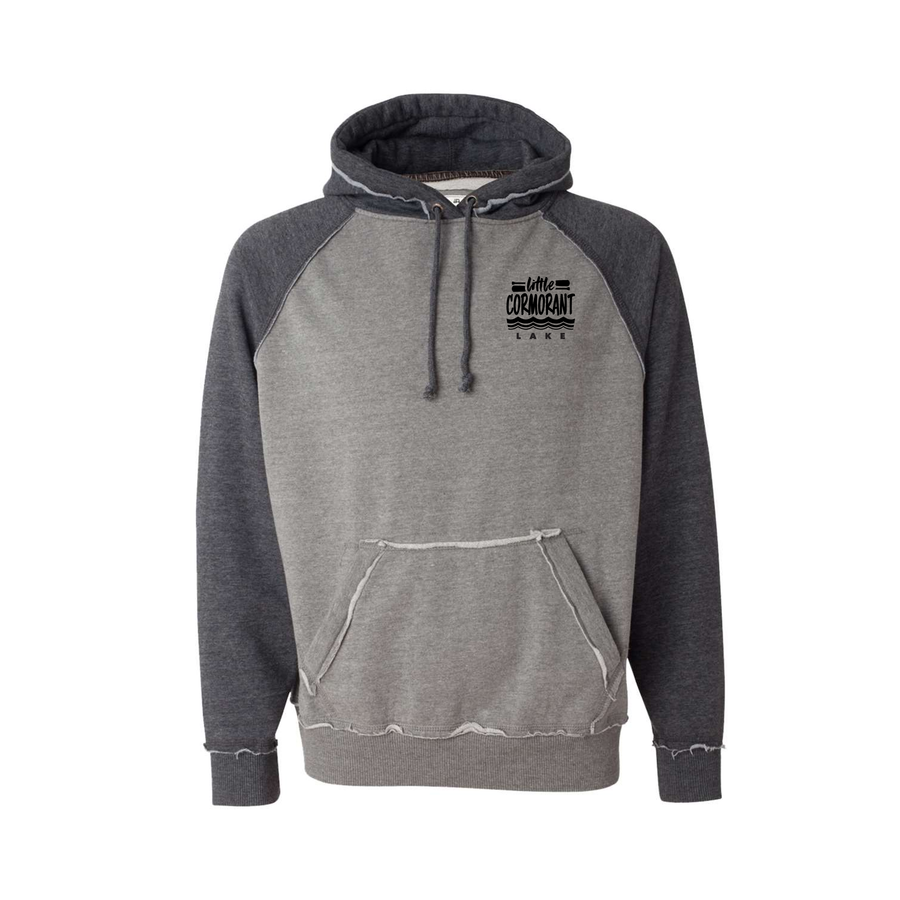 Little Cormorant Vintage Heather Hooded Sweatshirt