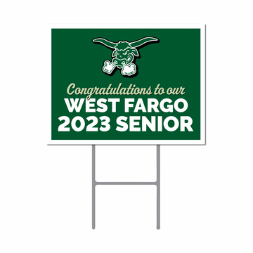 West Fargo Senior Yard Sign