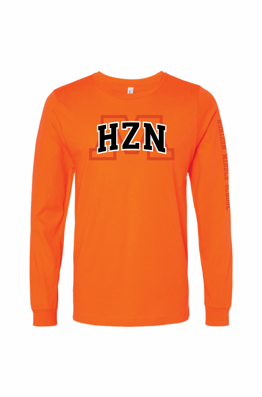 Horizon Middle School Adult long Sleeve T-Shirt