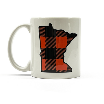 Minnesota State Plaid Mug (Multiple Colors and Sizes)