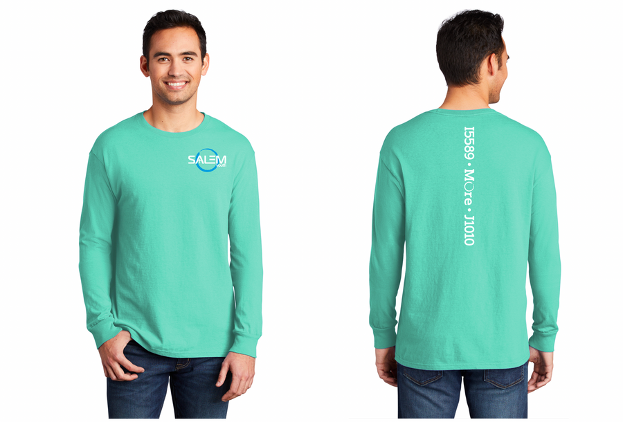 Salem Youth Beach Wash Logo Long Sleeve Shirt (Multiple Colors)