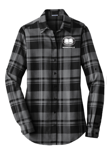 ED MN Barnesville Ladies Flannel Shirt (Preorder)